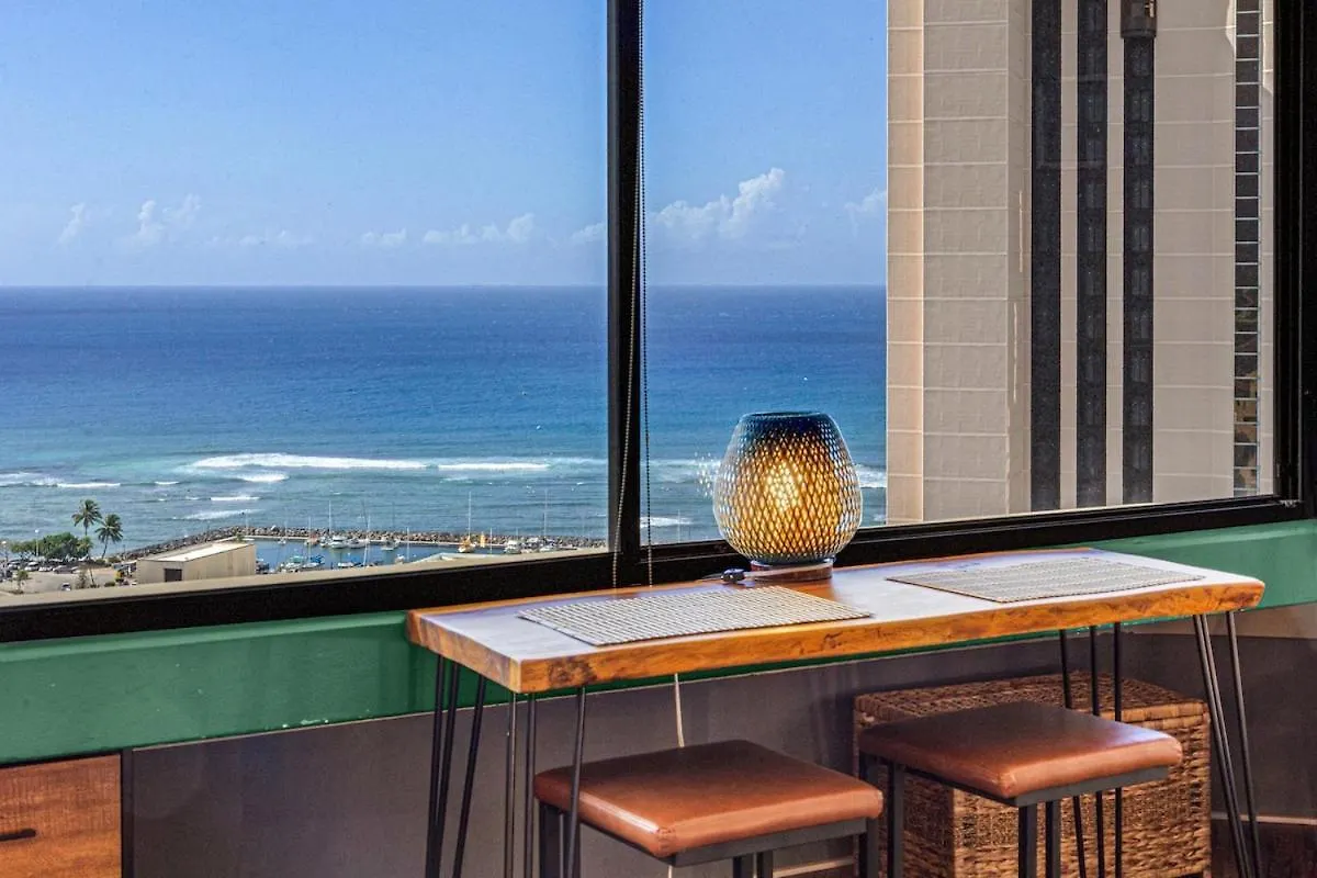 Apartamento Ocean View Prime Location Surfer Studio With Parking Honolulu