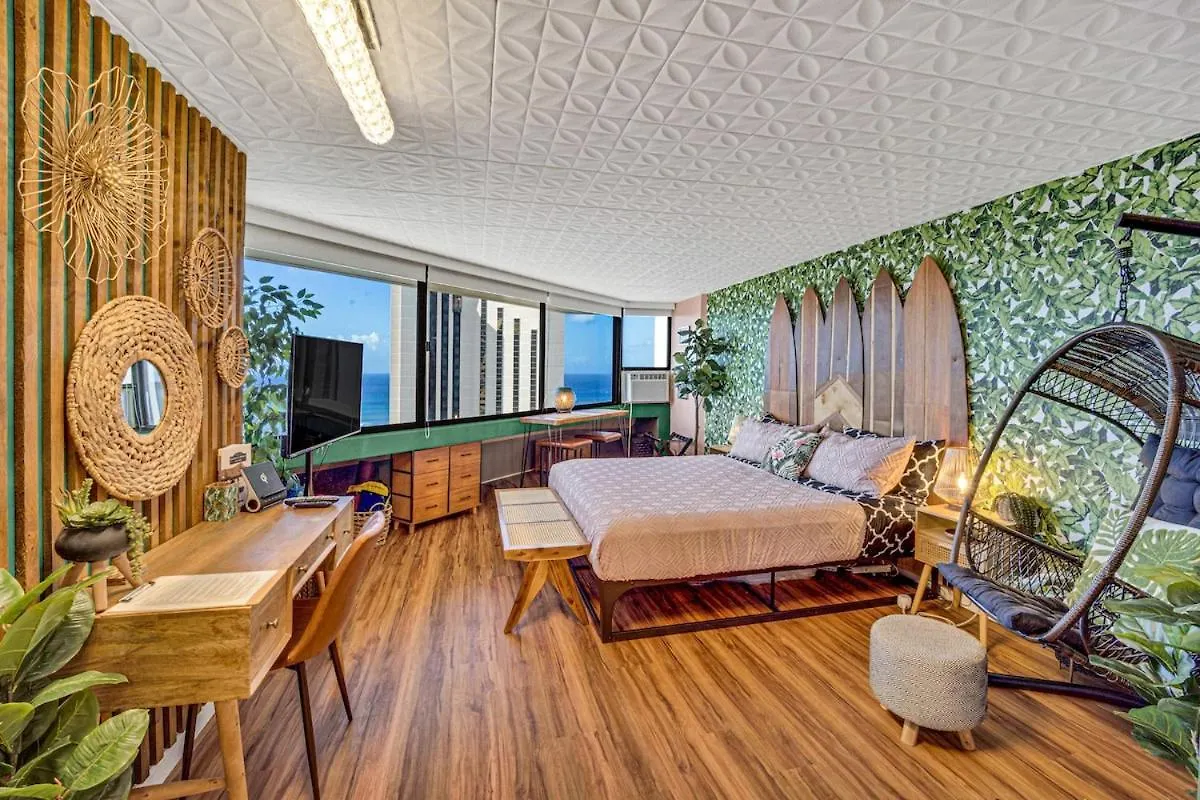 Ocean View Prime Location Surfer Studio With Parking 호놀룰루 미국